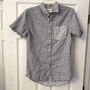 Mens Modern Amusement shirt sleeve button down.